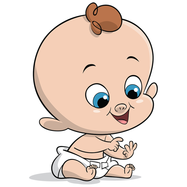 Младенец мультяшный
