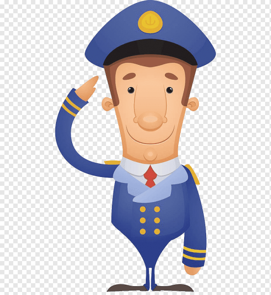 Милиционер отдает честь