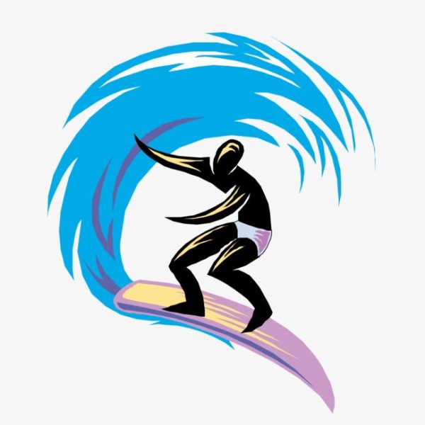 Серфинг без фона