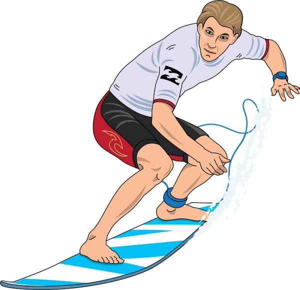 Смайлик серфингиста