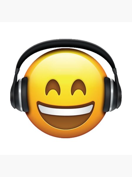 Смайл в наушниках