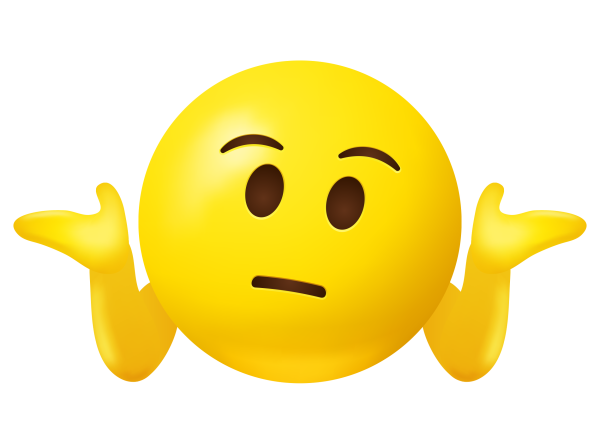 Задумчивое лицо ЭМОДЖИ