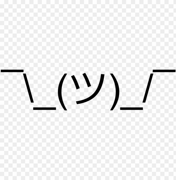 Shrug meme PNG логотип