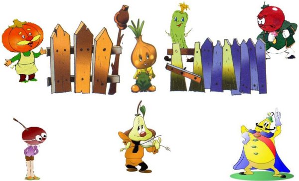 Приключения Чиполлино персонажи