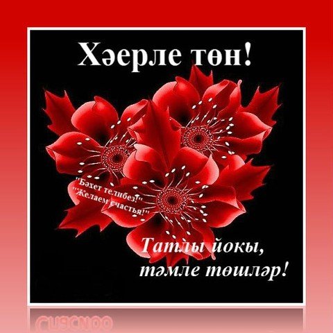 Пожелания спокойной ночи на татарском языке