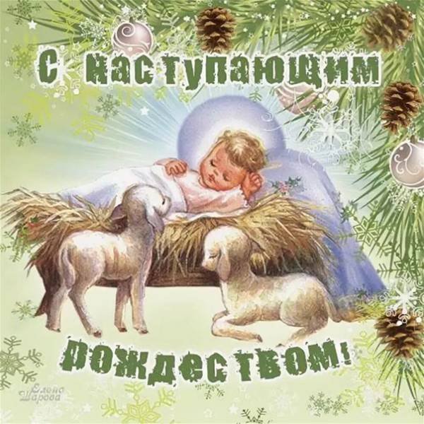 Открытка с Рождеством!