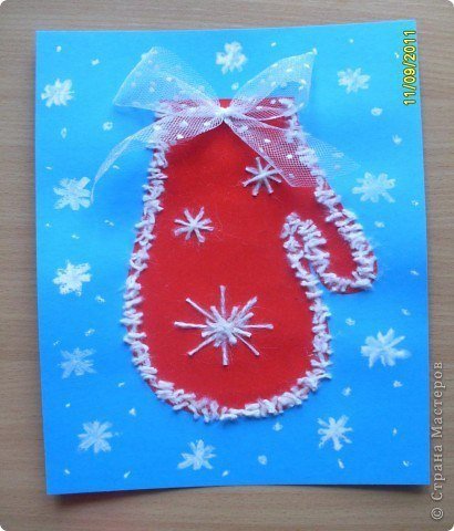 Поделка Еловая веточка из бумаги