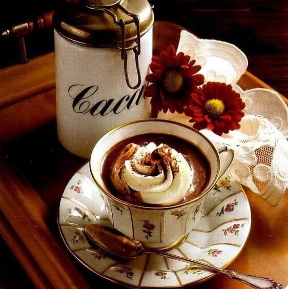 С добрым утром кофе в постель