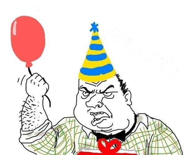 Тупые открытки с днем рождения