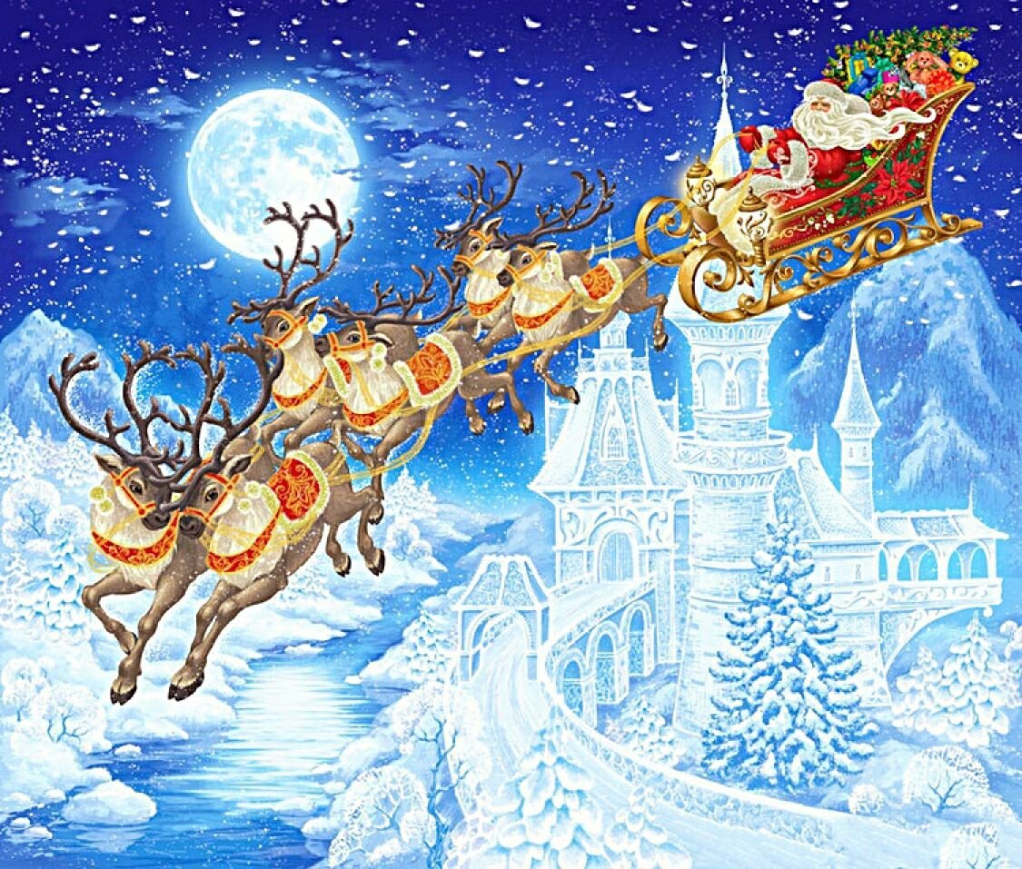Касперская Марина иллюстрации Рождество