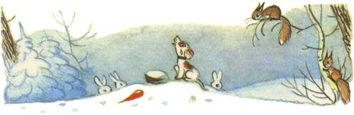 Герои сказки Сутеева елка