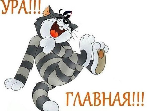 Кот Матроскин ура