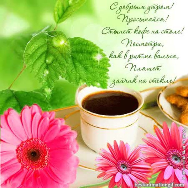 Приветствие с добрым утром