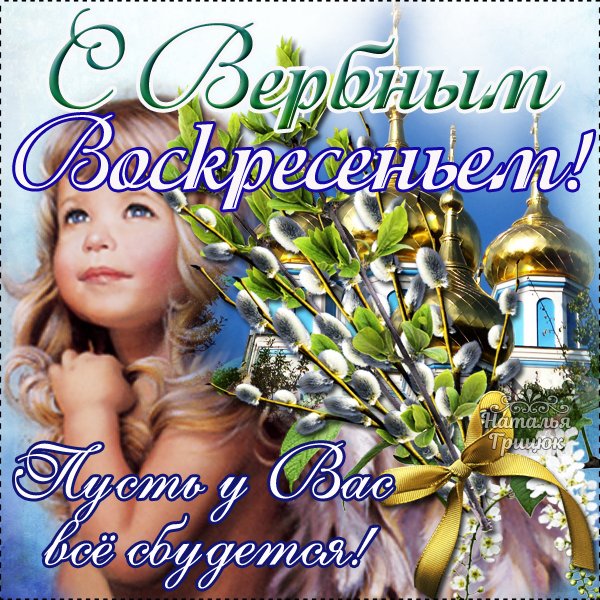 С Вербным воскресеньем открытки Веселые