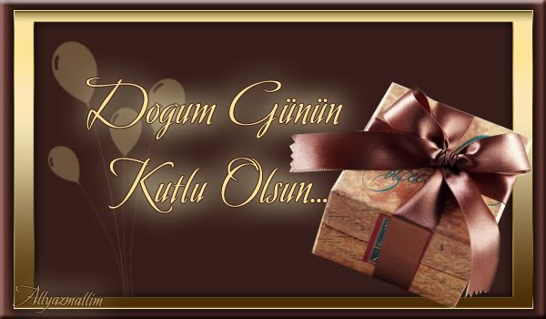 С днём рождения мужчине на турецком