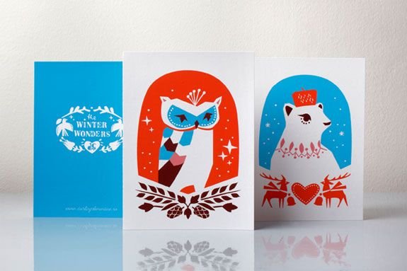 Оригинальные дизайнерские открытки