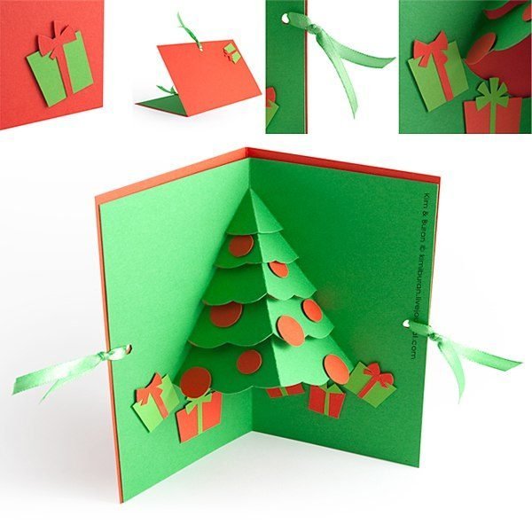 Открытка с конвертиками