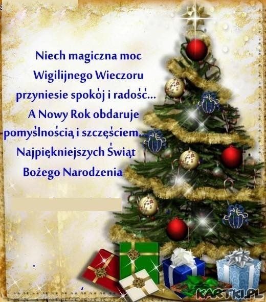 Wesołych świąt поздравления