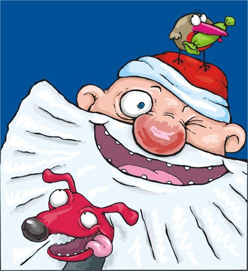 Пьяный дед Мороз