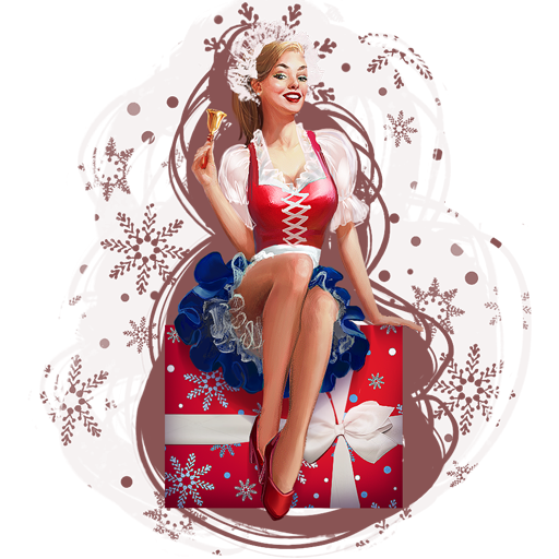 Снегурочки в стиле пин ап