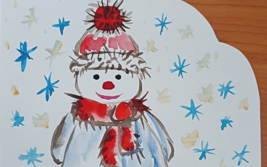 Рисунок на тему праздник новый год