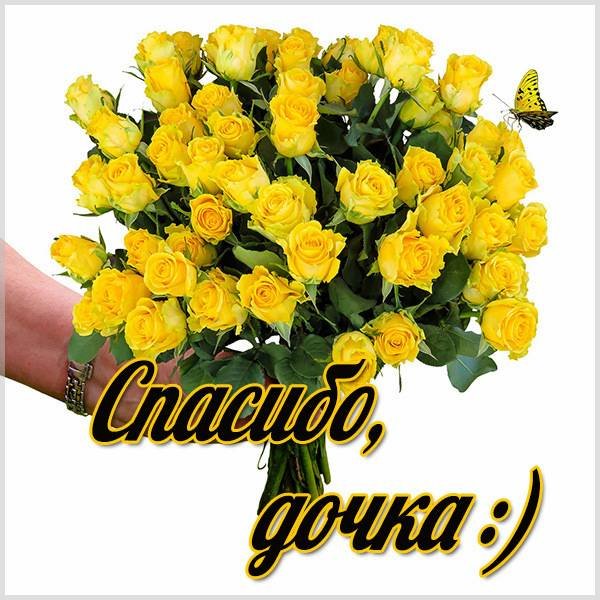 Спасибо доченька