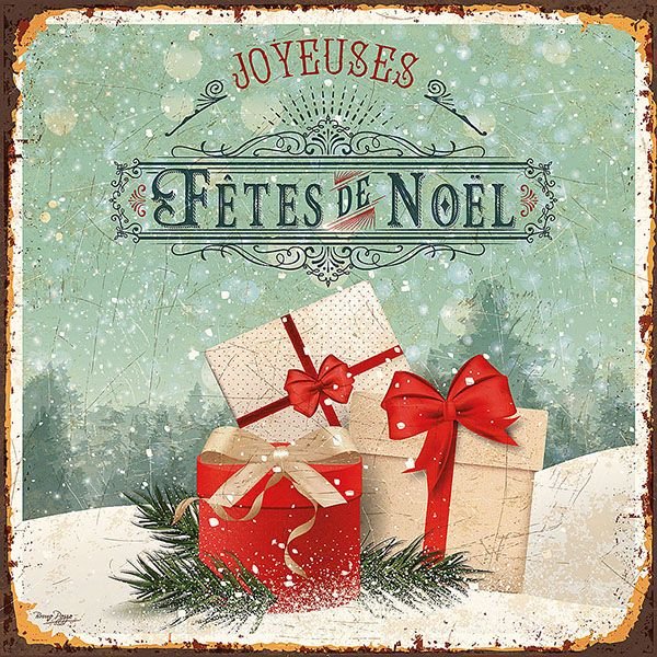 Мери Кристмас в винтажном стиле