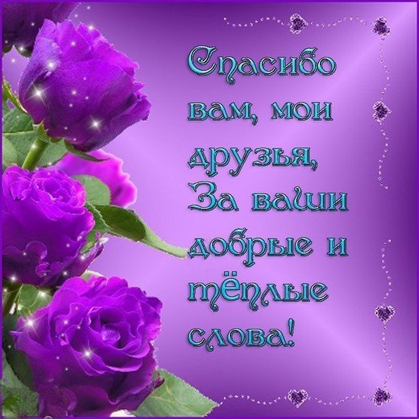 Всем большое спасибо за поздравления