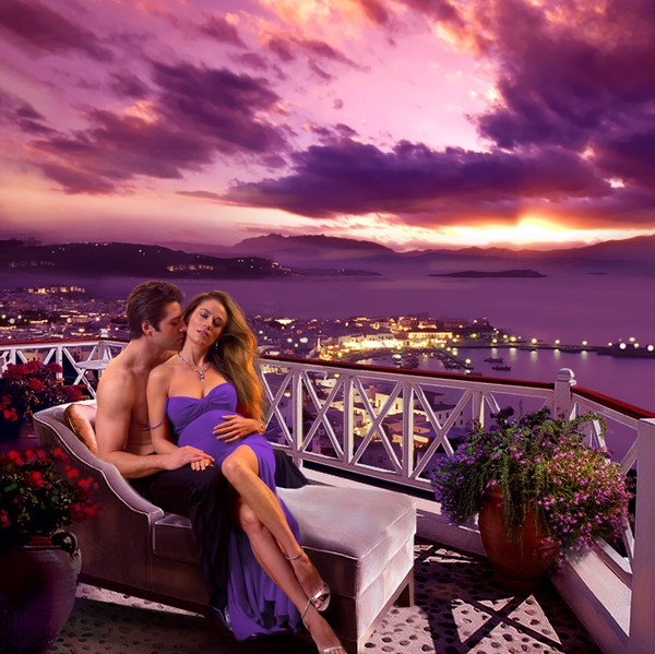 Красивый вечер с любимой