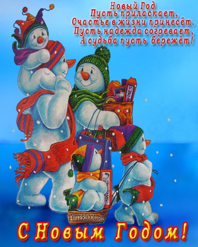 С прошедшими новогодними праздниками прикольные