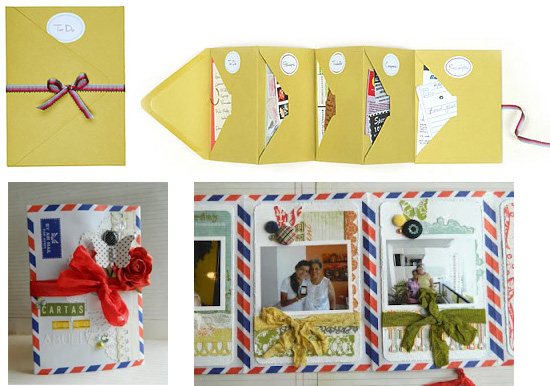 Идеи открыток с гармошкой