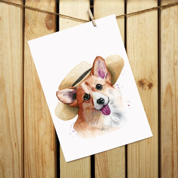 Милые открытки с корги