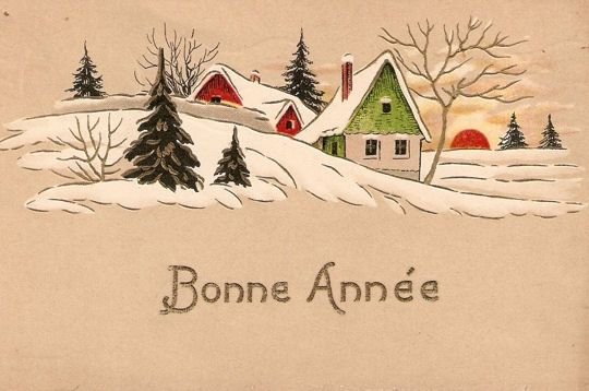 Bonne année открытки