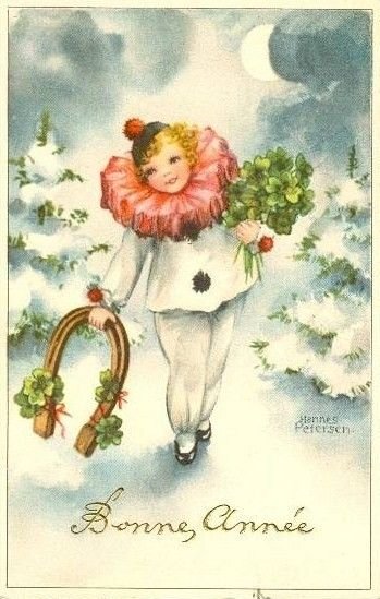 Открытка с новым годом bonne annee