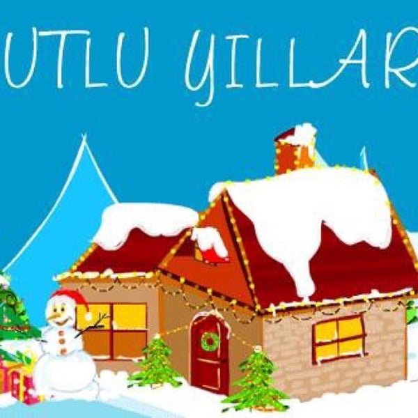 Поздравление с новым годом на турецком языке открытки