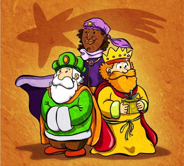 Волхвы Каспар мельхиор и Валтасар