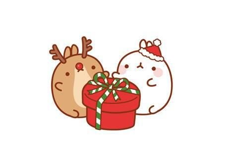 Новогодние рисунки для срисовки милые