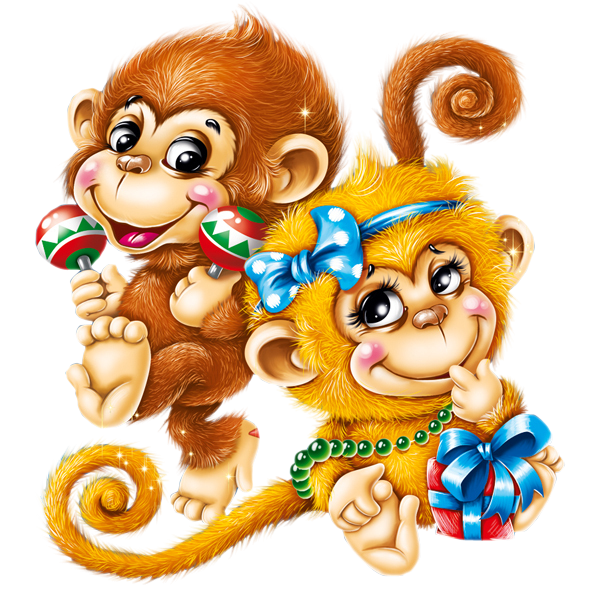 Обезьяна рисунок