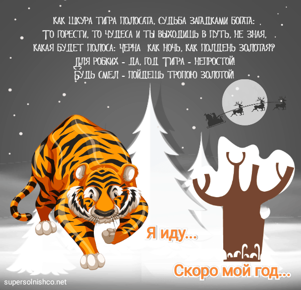 Когда наступит год тигра
