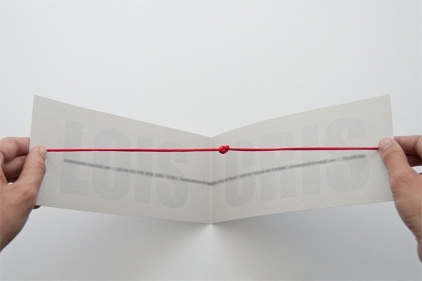 Открытка с ниточкой теперь мы связаны