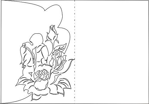 Открытка вырезать