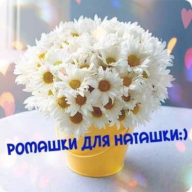 Букет ромашек для Наташи