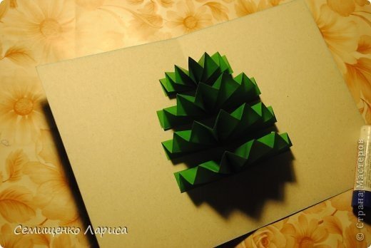 Открытка елка своими руками