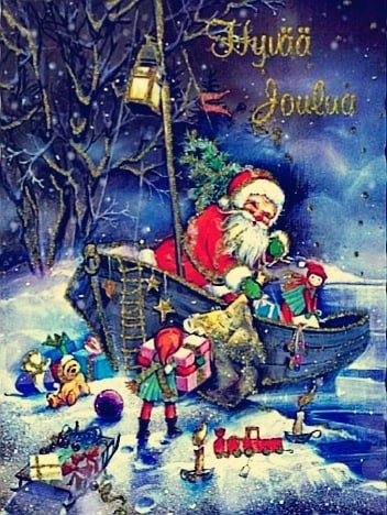 Финские открытки с Рождеством