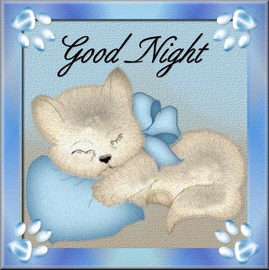 Спокойной ночи на английском