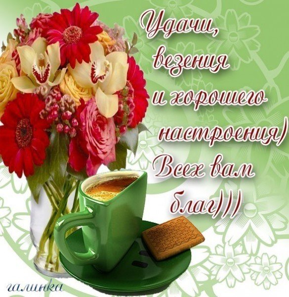 Удачного дня и отличного настроения и здоровья