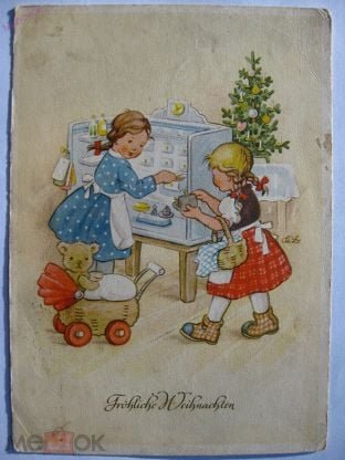 Елочные игрушки ГДР Лауша