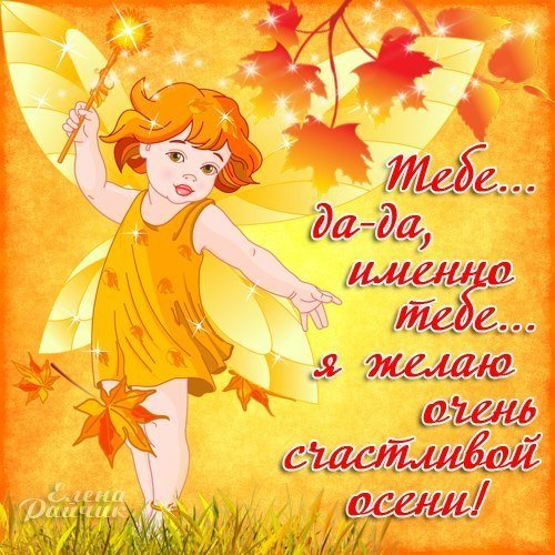 Теплая осень и лиса