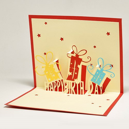 Открытки с объемными элементами