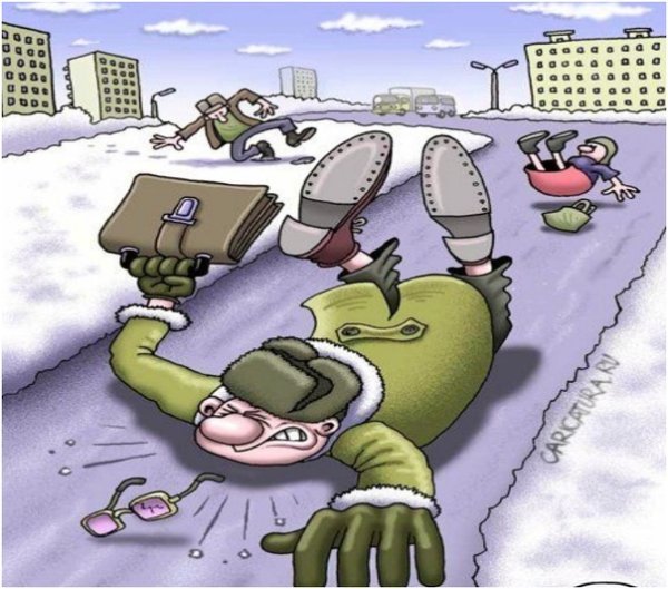 Иллюстрации к теме гололёд